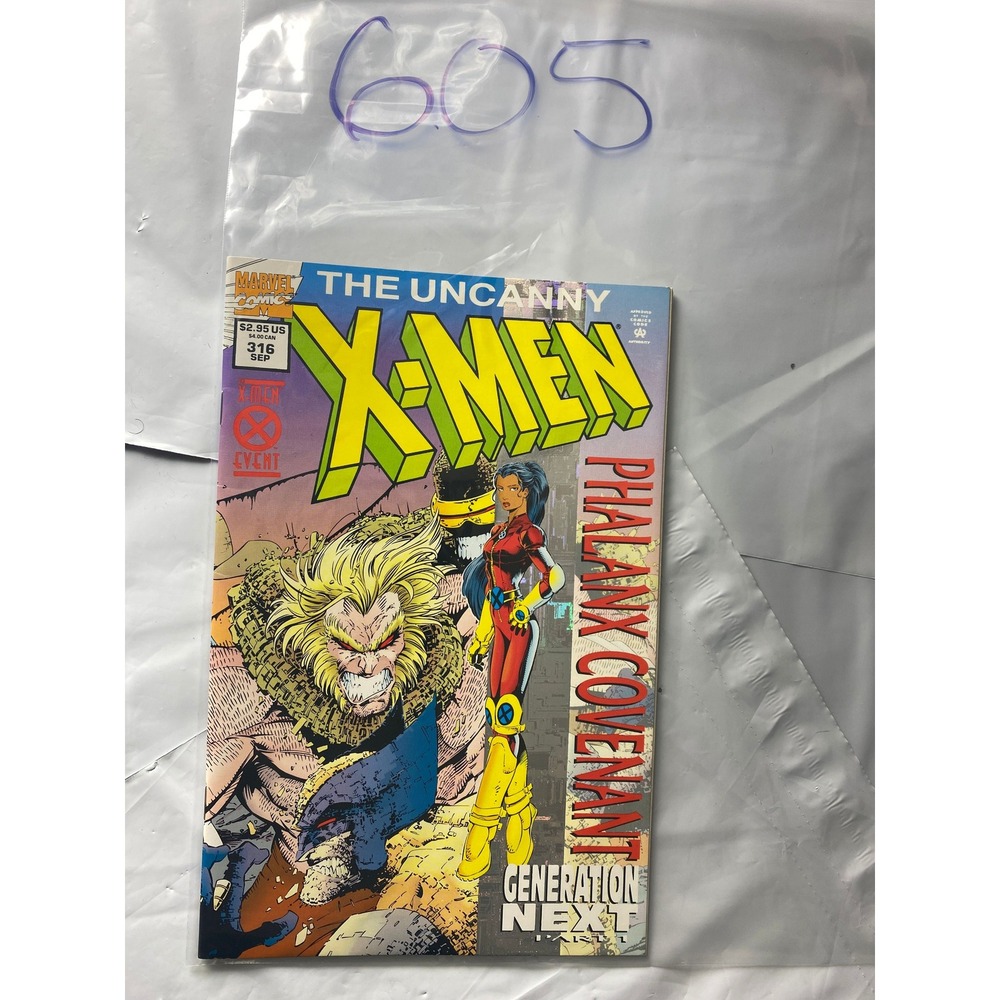 The Uncanny X-Men Comic Book Issue 316 Phalanx Covenant Generation Next Marvel